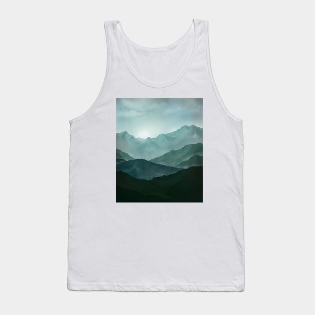 Mountain landscape Tank Top by consequat